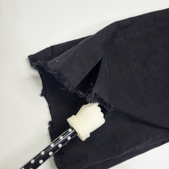 RAG & BONE Straight Jeans Men's 31x27 Black Denim  (Fit 31x27)‎ **Flaw** - Picture 6 of 8